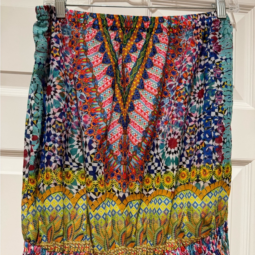 Gorgeous strapless swim coverup